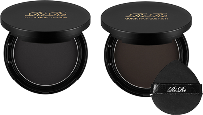 아트박스/리르 리르 퀵 헤어 쿠션 / 헤어라인 새치 정수리커버, 퀵 헤어 쿠션_내추럴브라운, 1개