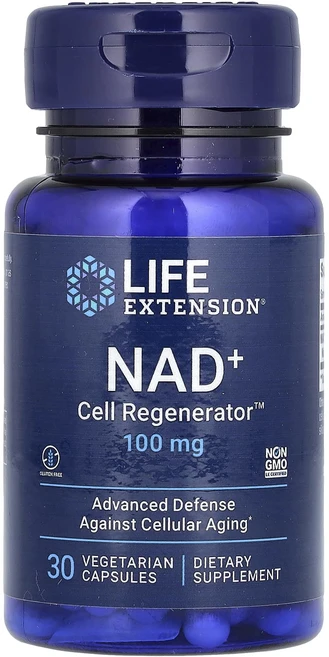 Life Extension NAD+ Cell Regenerator 100mg 베지 캡슐 30정, 1개 - 쿠팡
