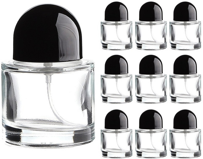 블랑스 타입 투명 30ml 10개 향수 공병 스크류타입 용기 만들기 재료 퍼퓸 스프레이 유리 DIY