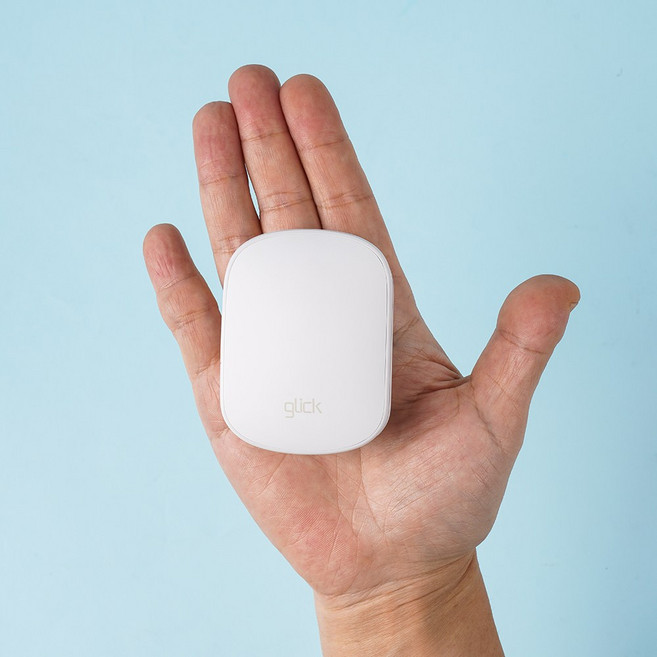 지클릭커 OFFICEPRO OP10 슬라임 휴대용 미니 블루투스 휴대용 무선 마우스 (화이트)