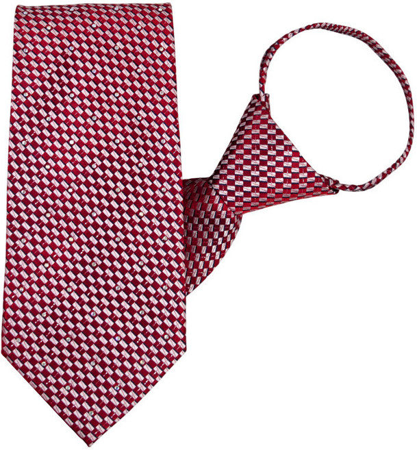 엘르 패션 크리스탈 자동 지퍼넥타이 머시