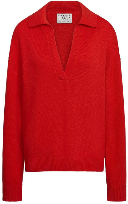 TWP Boy Henley polo-neck sweater