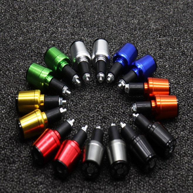 발통마켓 오토바이 핸들바 바엔드 발란스 범용 22mm 진동감소 XMAX NMAX PCX 포르자 호환, 블랙, 1개