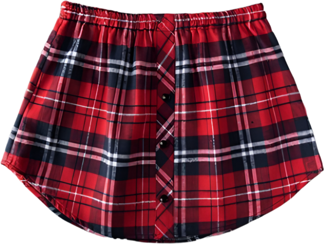 테일스타 페이크 레이어드 셔츠 힙커버