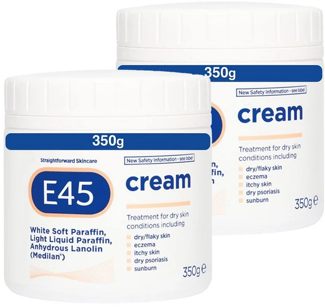 E45 수분 크림, 350g, 2개 - 쿠팡