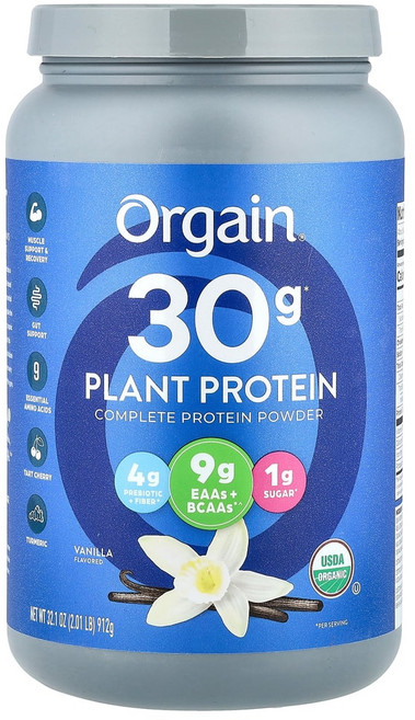 올게인 스포츠 프로틴 파우더 식물성 바닐라 912g(2.01lb), 1개, 912g