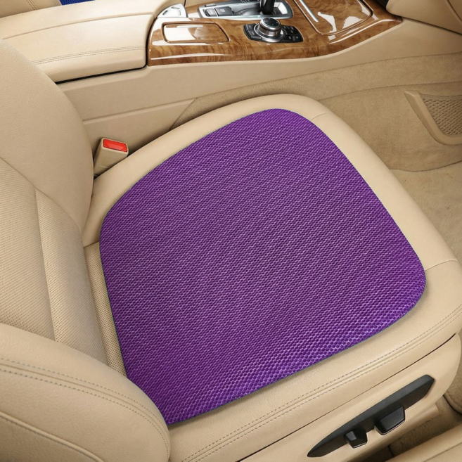 통풍방석 사계절 실리콘 쿨링방석 벌집모양 젤쿠션방석 (6색상), 퍼플