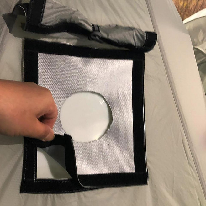 홀짹 핫 차박텐트 텐트 스토브 잭 굴뚝 용광로 파이프 창 내화 패드 구멍, 옵션0, 1개