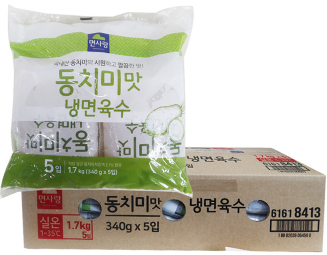 면사랑 동치미맛 냉면육수 340g 30개 1박스