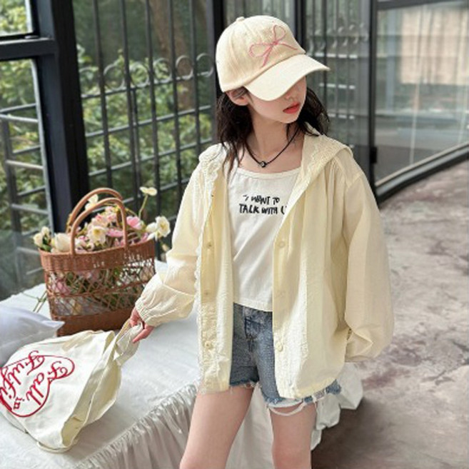 재한 초등학생 캐주얼 햇빗가리 집업 점퍼 [2701]