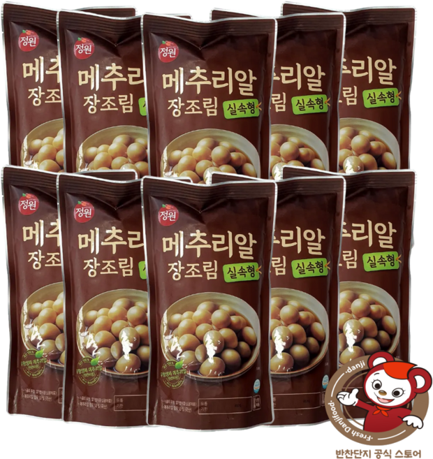 반찬단지 꽈리고추 메추리알 장조림, 1kg, 10개