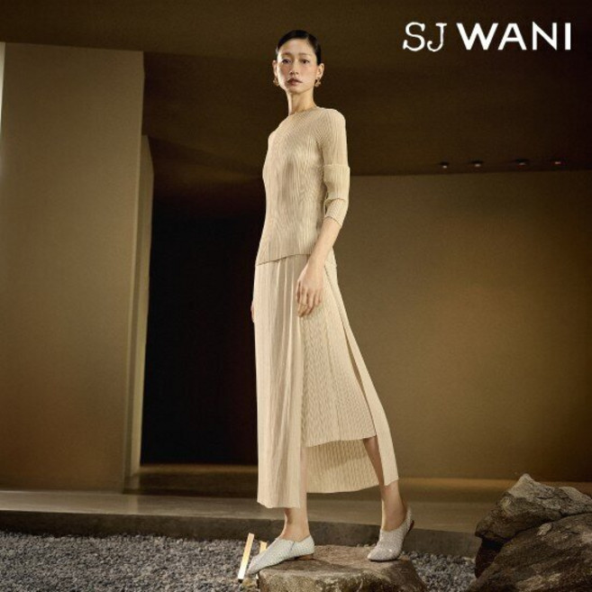 SJ와니 25SS 플리츠 스커트 1종 (랩스커트)