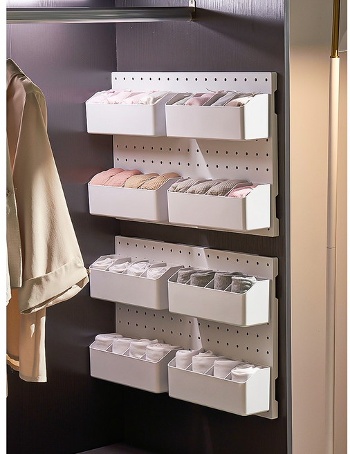 유이라이프 부착시 옷장 슬라이딩 양말 속옷 정리함, 1개