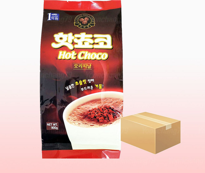 중앙 핫쵸코 900g 12개 핫초코 코코아분말 자판기용, 1개입