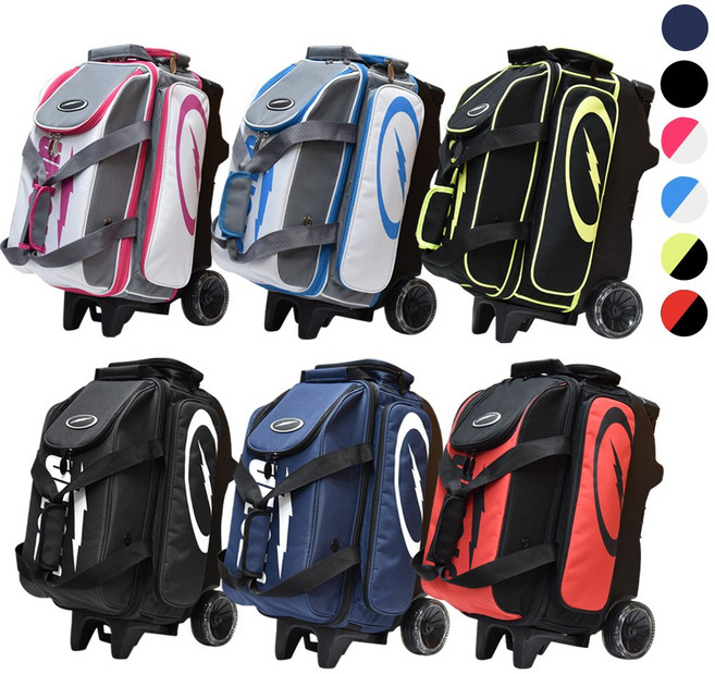 [마이볼링] 스톰 볼트 2볼롤러백 / 볼링가방 볼링용품, 화이트핑크, 1개