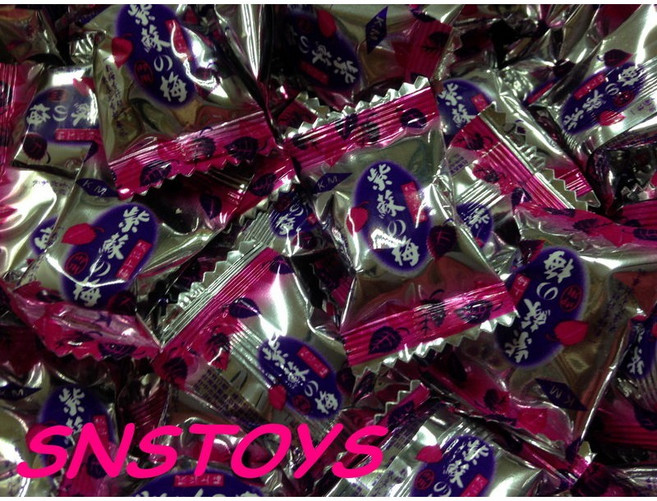 sns 古早味 懷舊零食 紫蘇梅糖 3000公克, 1個