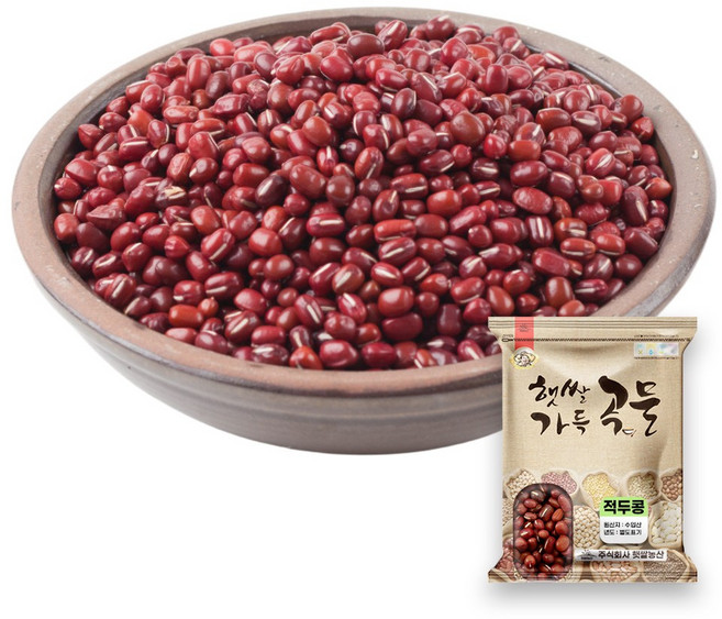 햇쌀농산 수입 적두 500g 적두콩 팥콩, 1개
