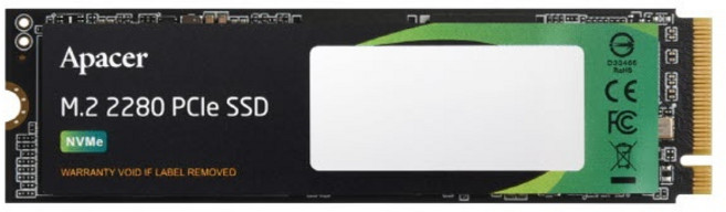 (Apacer) AS2280P4X M.2 NVMe 2280 서린 (512GB), 512GB