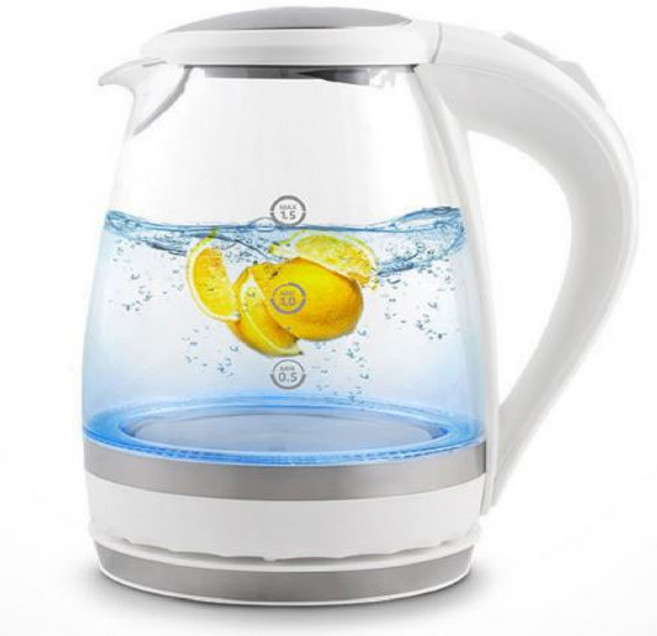 유리 전기포트 친환경 내열유리 초고속 빠른 가열 자동 라면 커피 포트기