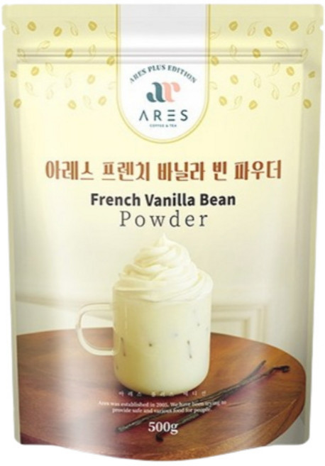 아레스 프렌치 바닐라빈 파우더, 8개, 500g, 1개입