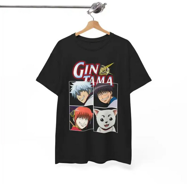 은혼 티셔츠 애니 오버핏반팔티 면티 캐릭터 남녀공용