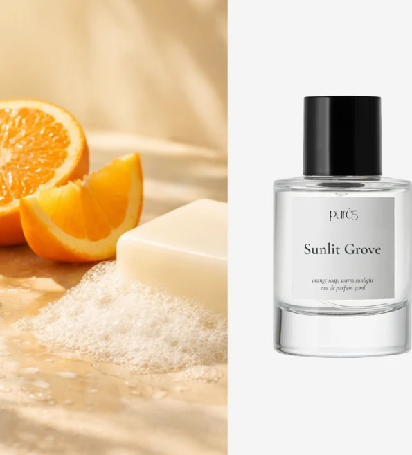 PURE5 상쾌한 시트러스 오렌지 비누향 향수 SUNLIT GROVE, 1개, 50ml - 쿠팡