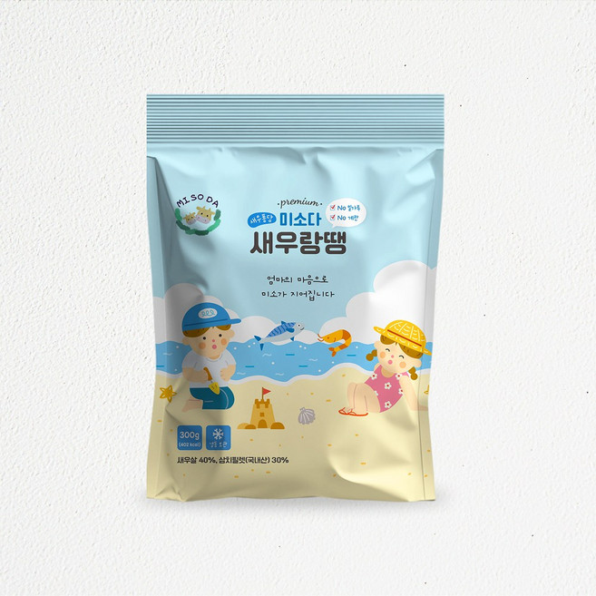 미소다 새우랑땡 300g 유아식반찬 아기반찬, 1개