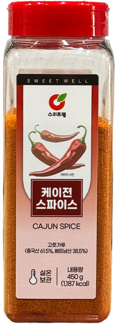 푸드올마켓_ 스위트웰 케이준스파이스 450g /시즈닝, 1개