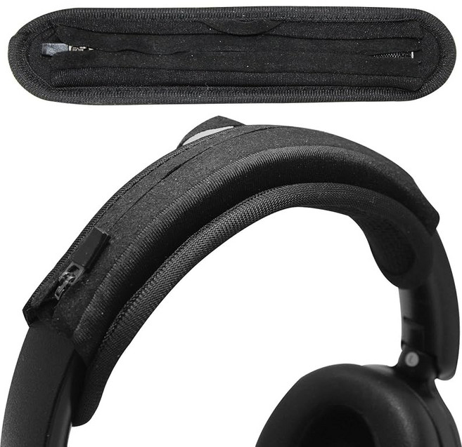 Adhiper 아디퍼 헤드폰 헤드밴드 쿠션 커버 Anker Soundcore 호환, 1개, 검정색
