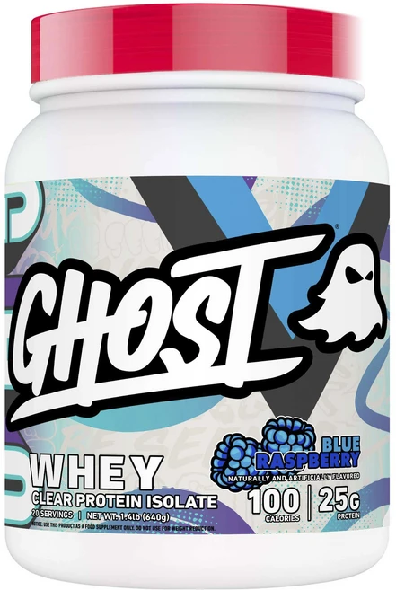 GHOST 웨이 클리어 프로틴 아이솔레이트 블루 라즈베리, 640g, 1개 - 쿠팡