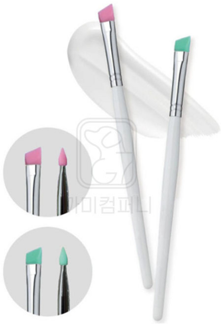[색상랜덤발송] 실리콘 펌브러쉬 속눈썹펌 전용 브러쉬, 1개