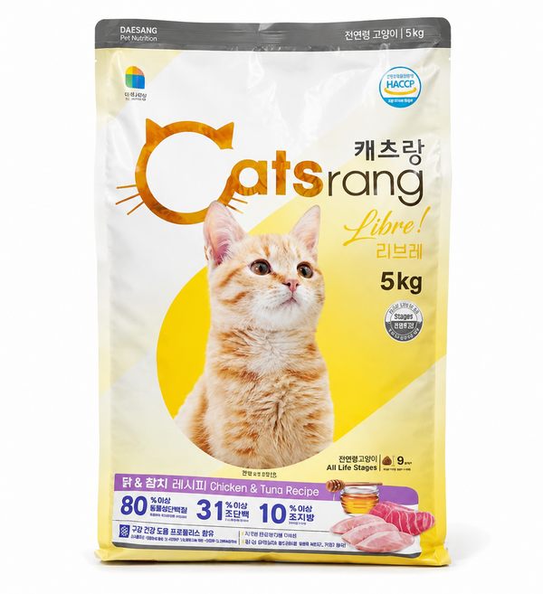 별동샤인 캐츠랑 리브레 5kg 영양사료, 닭, 1개