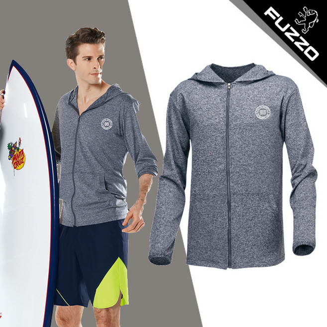 푸조 후드집업 자켓 FZ321-3 그레이
