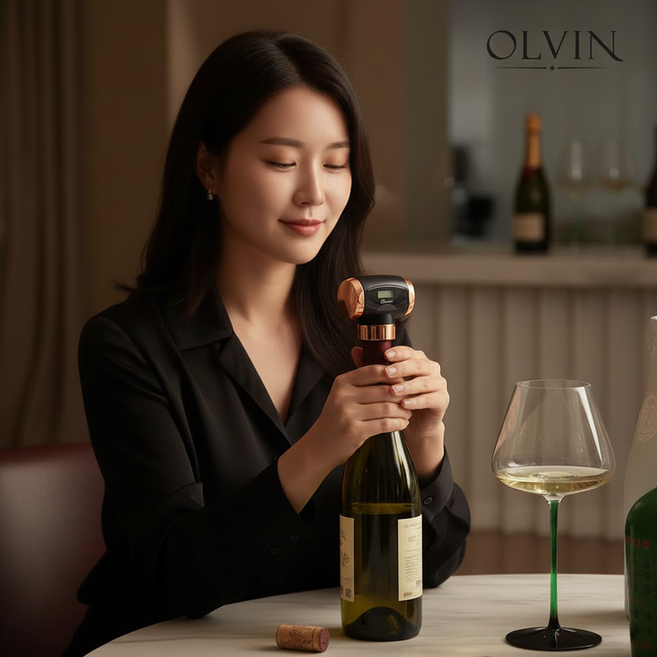 올빈 와인 스토퍼 부끌리에 골드, 1개