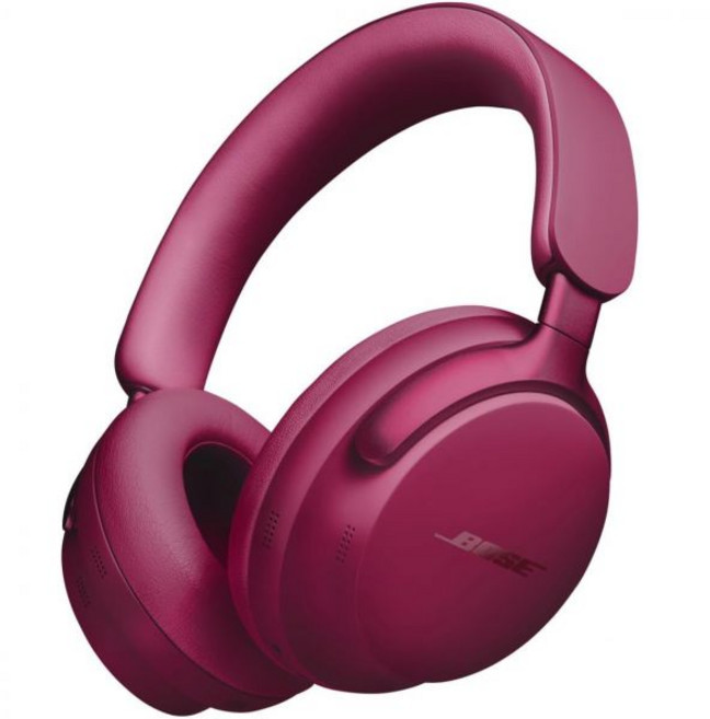 Bose 보스 쿼이엇컴포트 울트라 오버이어 헤드폰 노이즈 캔슬링 공간음향 공간 오디오 최대 24시간 배터리 수명 고급 룸 사운드 블랙, Deep Plum, 1개