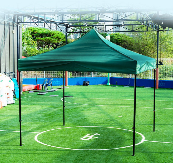 야외용 접이식 캐노피 천막 이동식 행사용 그늘막 2X2 2X3 3X3 3X4.5 3X6, 딥그린