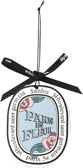 diptyque 汽車香芬片, 1個, 白茶 吊掛芳香片(W0700)