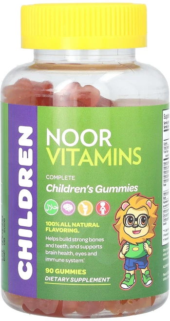 Noor Vitamins 어린이용 구미젤리 컴플리트 구미젤리 90개, NoorVitamins어린이용구미젤리컴플리트구미젤리90, 1개, 90정 - 쿠팡