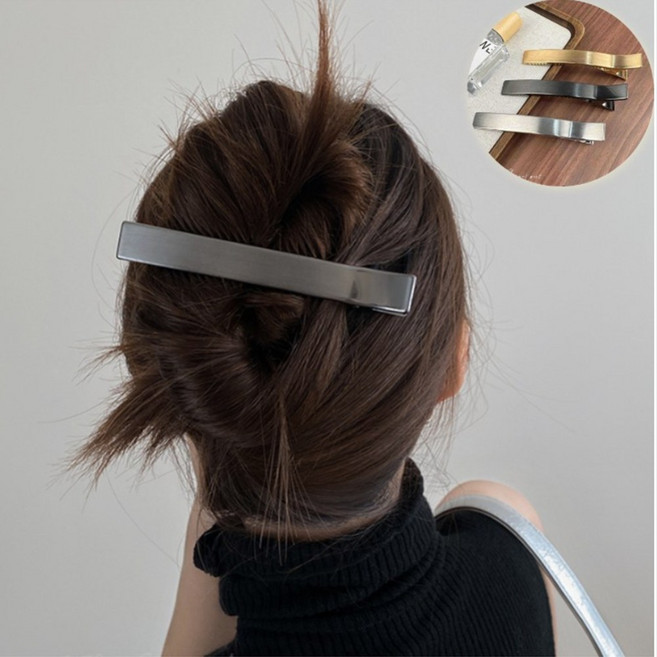 더에일 엄마친구아들 배석류 헤어핀 메탈 집게핀