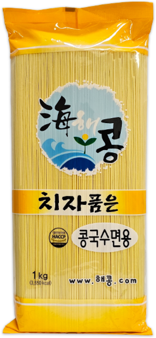 맛있는 냉면 콩국수 콩국 재료모음 콩국수 / 콩국수면 / 해콩치자품은, 콩국수 면용 1K / 해콩치자품은 / 1개, 1kg, 1개