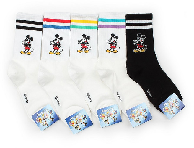 국내제작 디즈니 미키마우스밴드 라이센스 양말 크루삭스 캐릭터 미키마우스