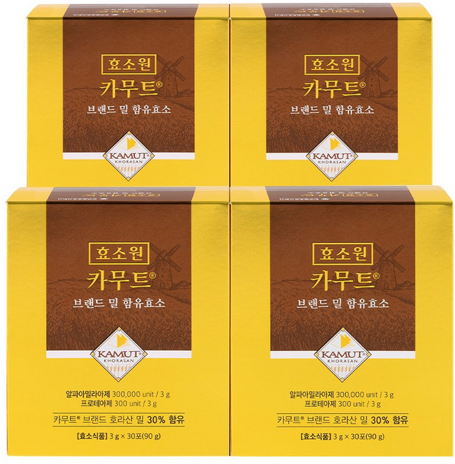 효소원 카무트 효소 / 수퍼푸드 카무트(캐나다산 정품) / 한국발효, 3g, 120개
