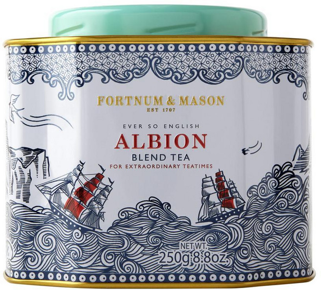 포트넘앤메이슨 알비온 블랜드 티 루스 잎 통 250g, 1개, 1개입