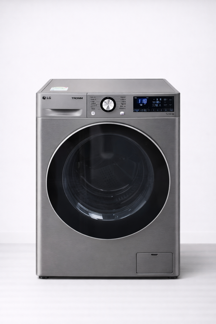 LG전자 드럼 세탁기 12kg 방문설치, F12VVA, 모던 스테인리스