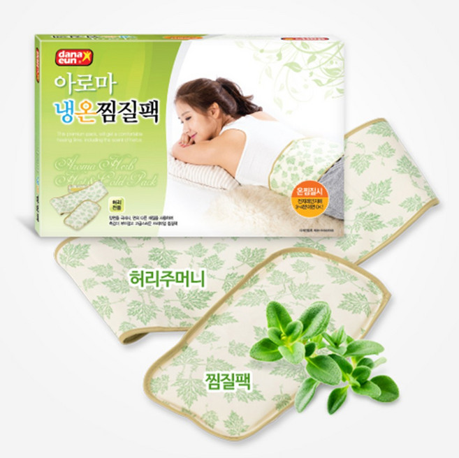 다나은 천연 아로마 찜질팩 허리복부, 1개