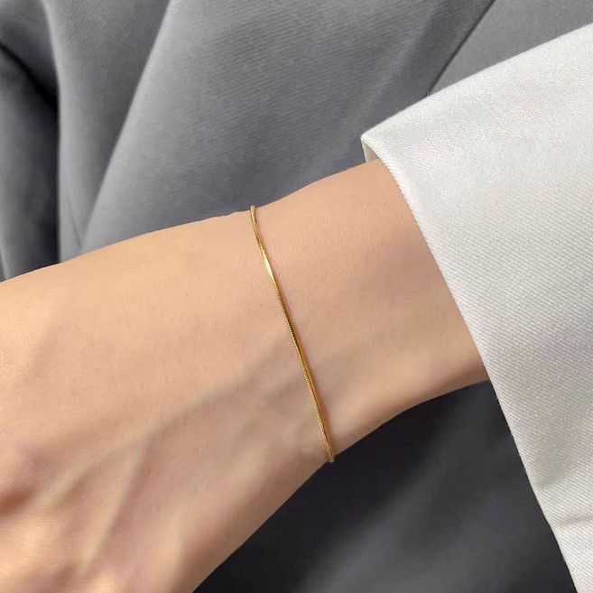 써지컬 뱀줄 실 팔찌