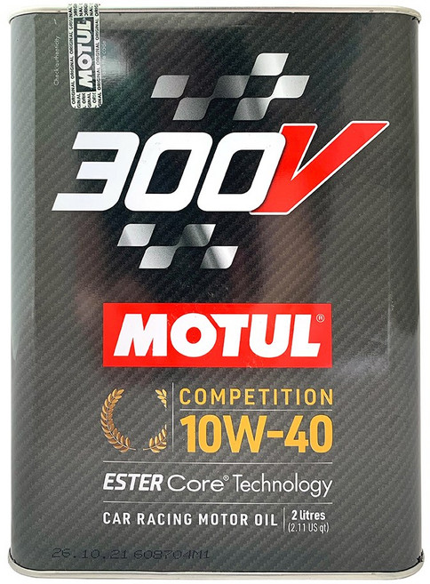 MOTUL 300V Competition 機油 酯類核心技術賽事級保護, 1個, 10W-40, 2L