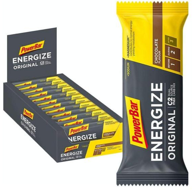 Powerbar 파워바 에너자이즈 에너지바 초콜릿 오트 과일 55g x 25, 1개, 1.37kg
