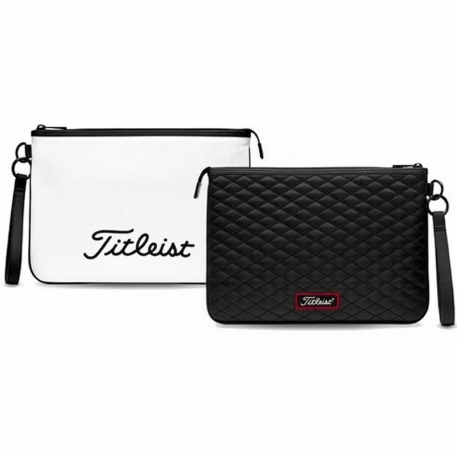 타이틀리스트 제트블랙 골프 가방 파우치 / 클러치 / 아쿠쉬네트코리아 / 선물용 / 블랙 / 화이트 / 라운딩용 / 선물용 / 일상용 / 남매SJ