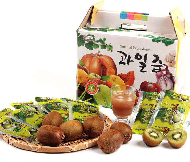 원시인농산 키위즙 중량별 선택구매, 50개, 110ml